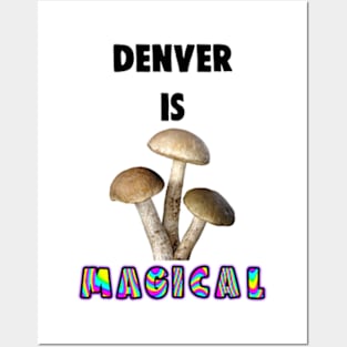 Denver Votes to Decriminalize Magic Mushrooms Posters and Art